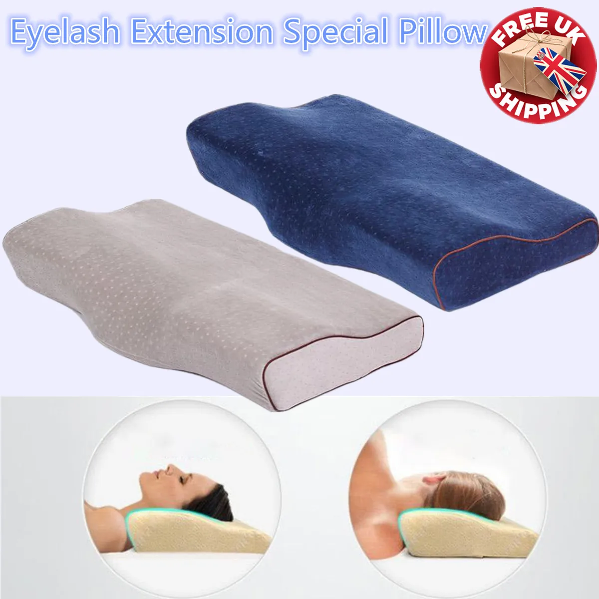 

Подушка для наращивания ресниц, профессиональная подушка из пены с эффектом памяти для ресниц, специальный эргономичный инструмент для сня...