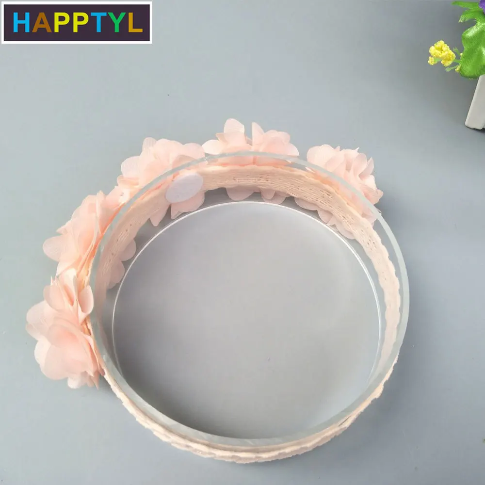 HAPPTYL 1 шт. шифоновая Цветочная повязка на голову для новорожденного младенца
