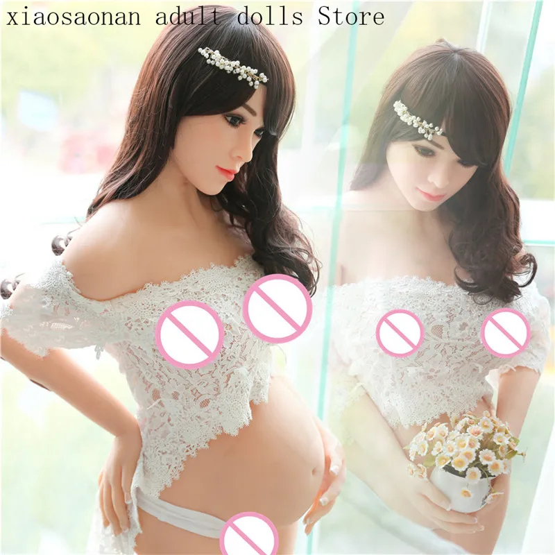 Sex Dolls 155cm tpe Silicone Pregnant Woman Love Doll Real with Customize Options for Adult Men Masturbation |