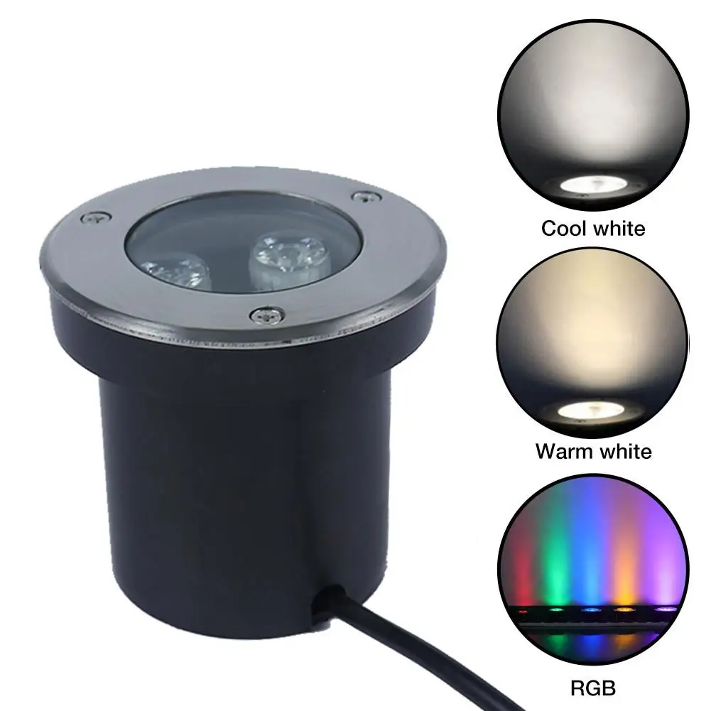 

Подводный светодиодный светильник AC12V, водонепроницаемый антикоррозийный прожектор RGB для фонтана, аквариума, бассейна, аквариума, 3 Вт