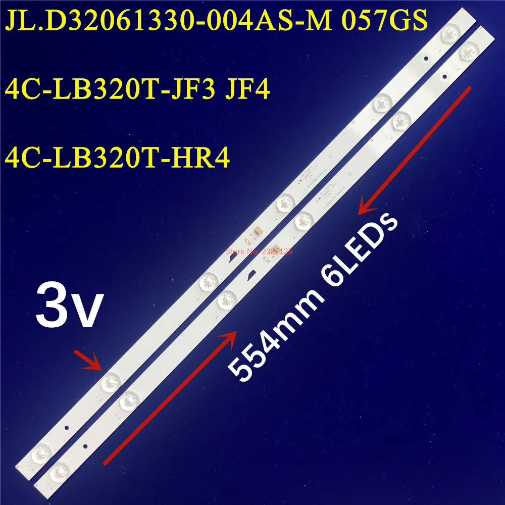

200PCS 3V LED Backlight Strip For T32D16DH 01B JL.D32061330-004BS-M 4C-LB320T-JF4 GY6 PB08D554173BL051-004H LE32F9000C
