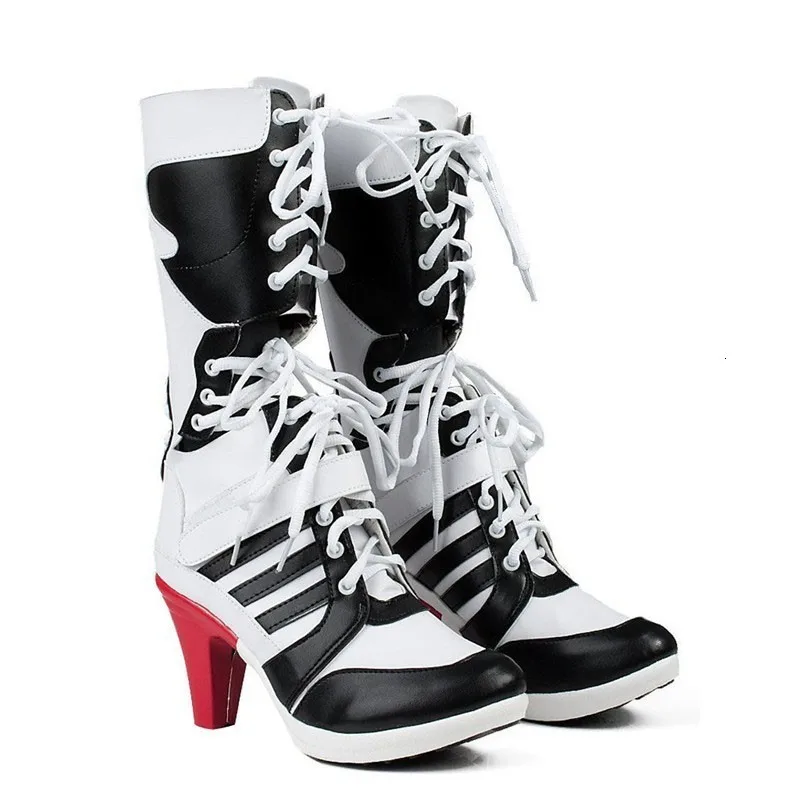 Женские сапоги для взрослых аксессуары Джокер Квин и отряд самоубийц обувь Harley