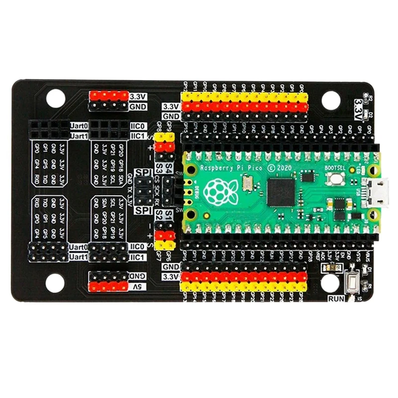 

For Raspberry Pi Pico Gpio Sensor Expansion Board Multiple Functional Interfaces for Easy Connection