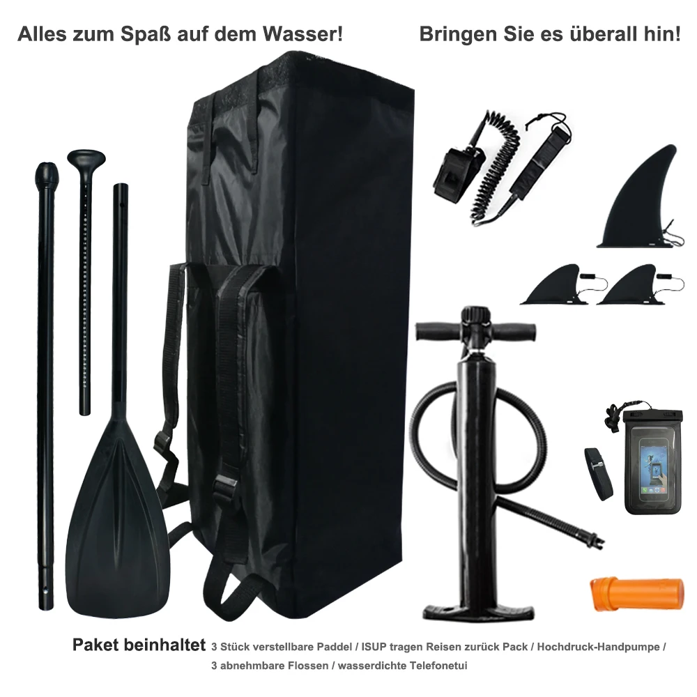 Надувная доска для весла Sup Board набор серфинга на каяке 10'x30'x4'' с рюкзаком