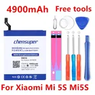 Новый аккумулятор BM36 4900 мАч для Xiaomi Mi 5S Mi5S мобильный телефон