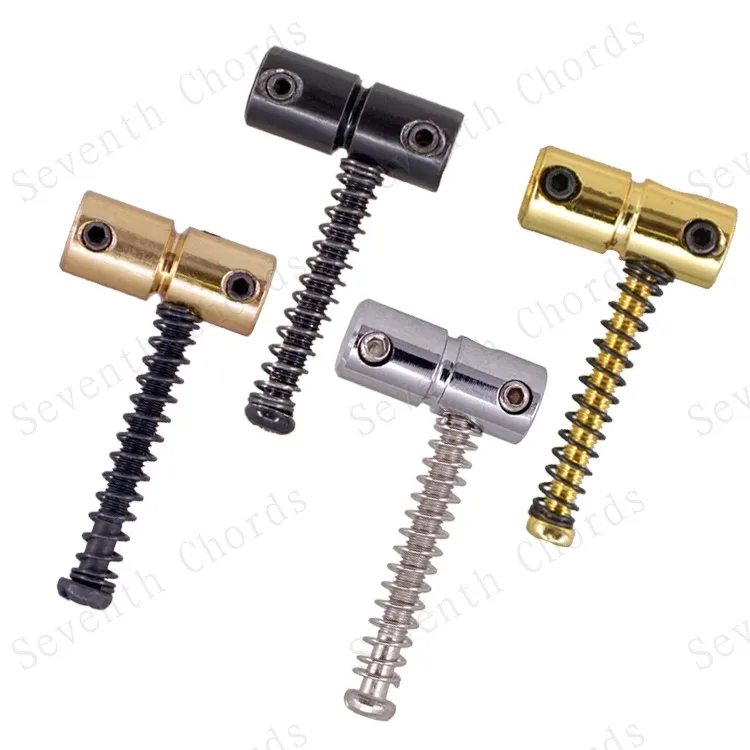Набор из 4 сменных мостовых сиденья для бас-гитары (2 длинных винта и 2 коротких