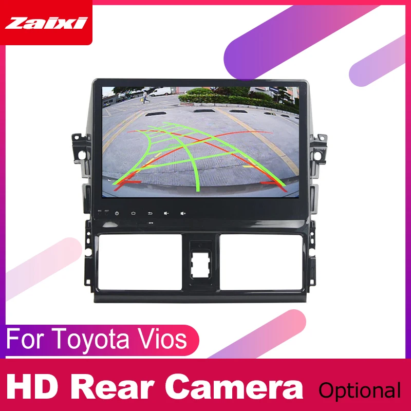 ZaiXi для Toyota Vios Yaris 2013-2015 Автомобильная Мультимедийная система Android 2 DIN
