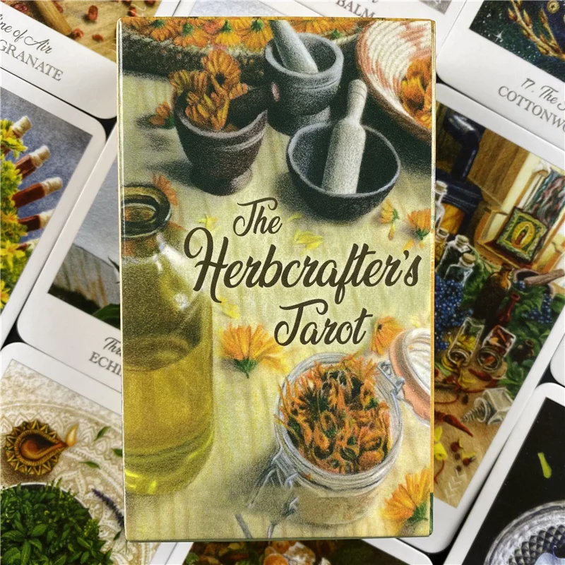 Английская версия The Herbcrafter's Tarot Deck игровая настольная доска карты с