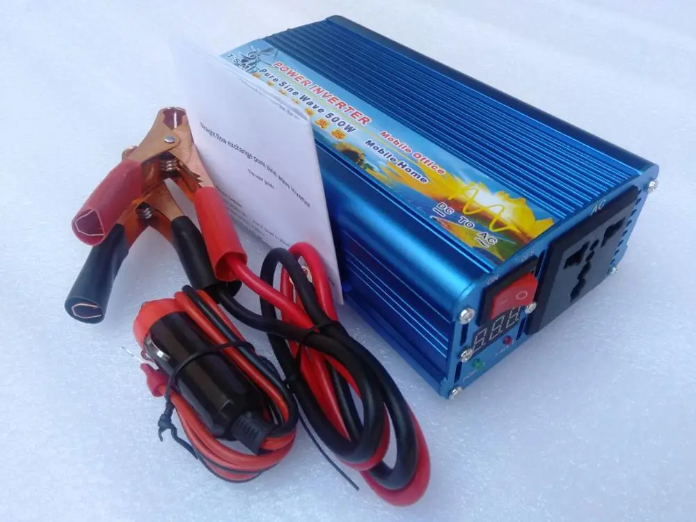 500 Вт автономный инвертор немодулированного синусоидального сигнала от 24 В до 110