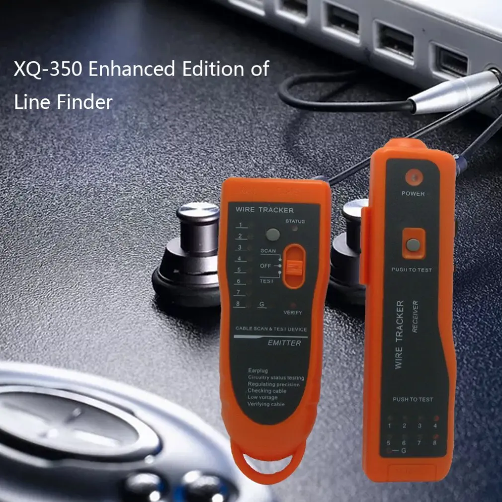 Сетевой тестер кабеля Utp Stp Cat5 Cat6 Rj45 линейный видоискатель Rj11 трекер телефонного