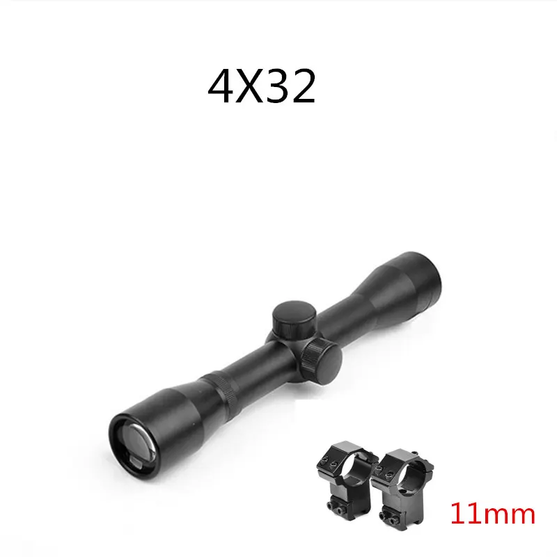 4X32 11mm 4X32 мм 3-9X40 мм прицел оптический прицел Снайпер олень охотничьи прицелы прицел с 11 мм или 20 мм рейку - Цвет: 4X32 11mm