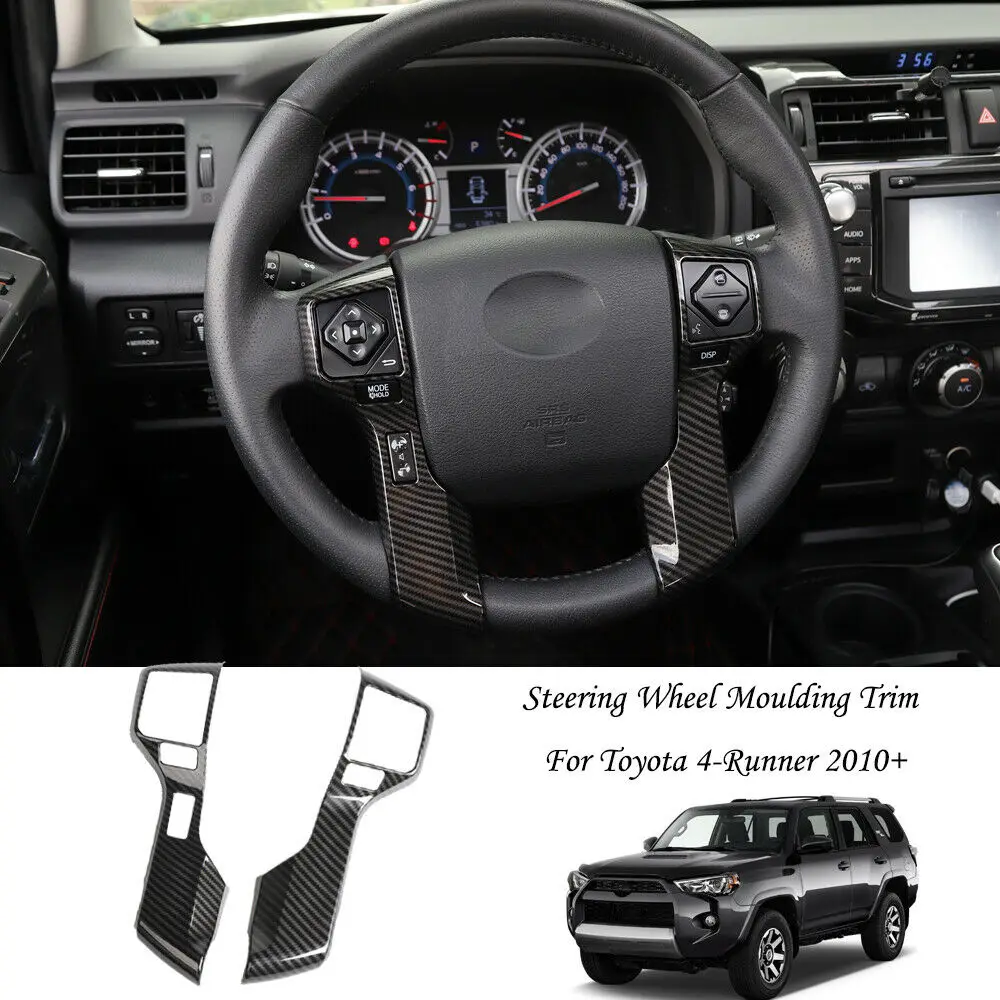 

Углеродное волокно руль литье Панель Накладка для Toyota 4runner 2010 +