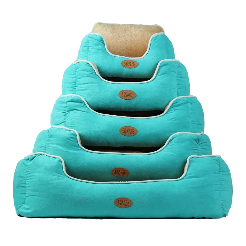

Winter pet nest warm material suede soft and delicate, removable back dog nest, cat nest cushion, thick and bite-resistant