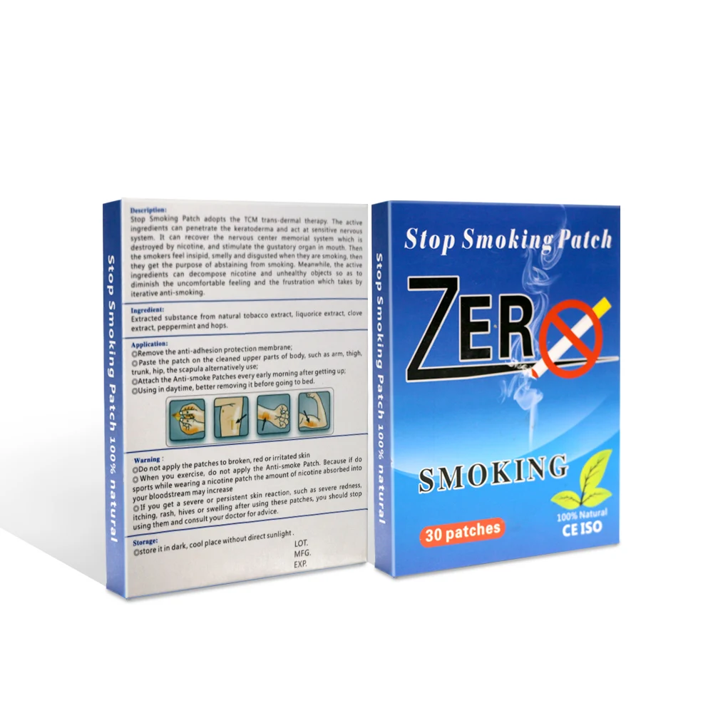 

500pcs/lot Quit Smoking Stop Smoke Patch Provide Controlled Release of Therapeutic Nicotine for 24 Hours Smoking Cessation Patch
