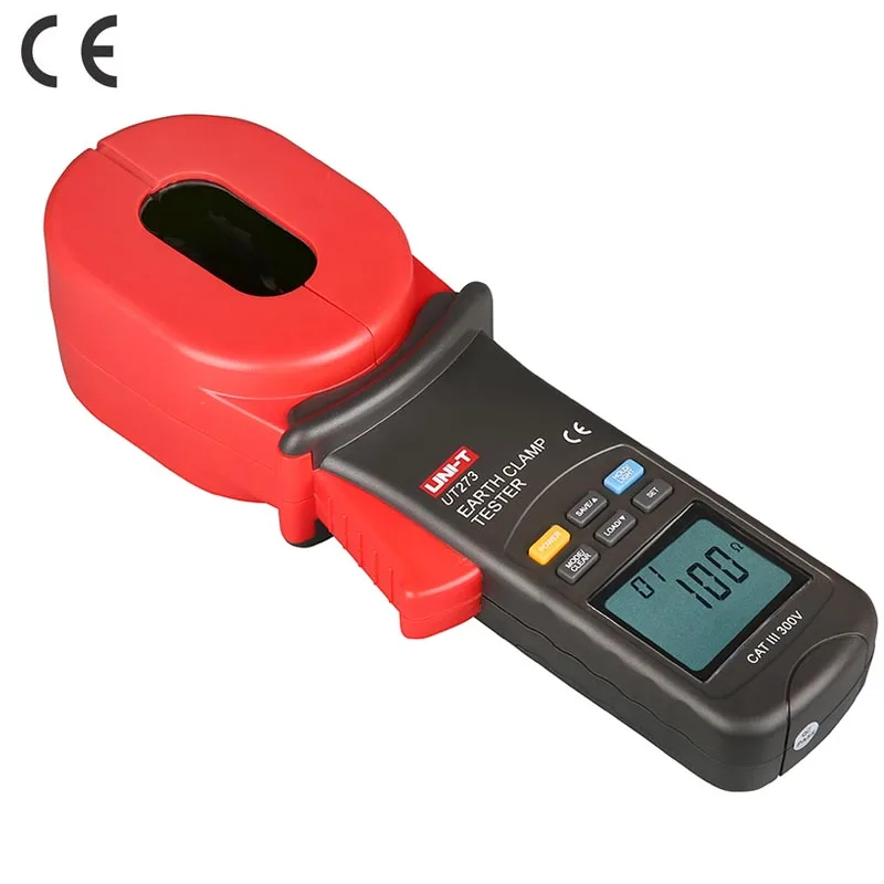 UNI T зажим заземления тестер 10000 отсчетов Авто Диапазон сопротивления Омметр с