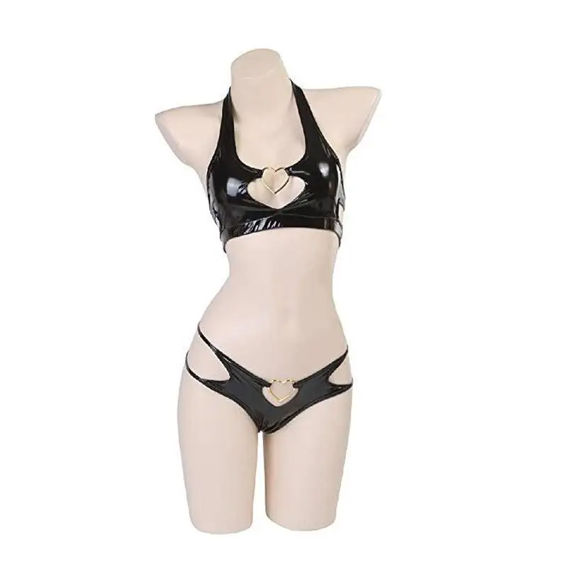 Женский Аниме Бикини купальник из двух частей костюмы дьявола сексуальное