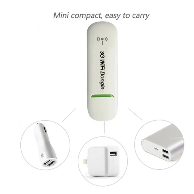 Портативный 3G беспроводной Wifi роутер USB донгл режим Мини Hotspot сетевой адаптер 14 4