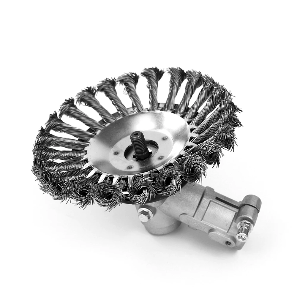 Головка для триммера газона 6/8 дюйма стальная проволока обрезная головка щетка