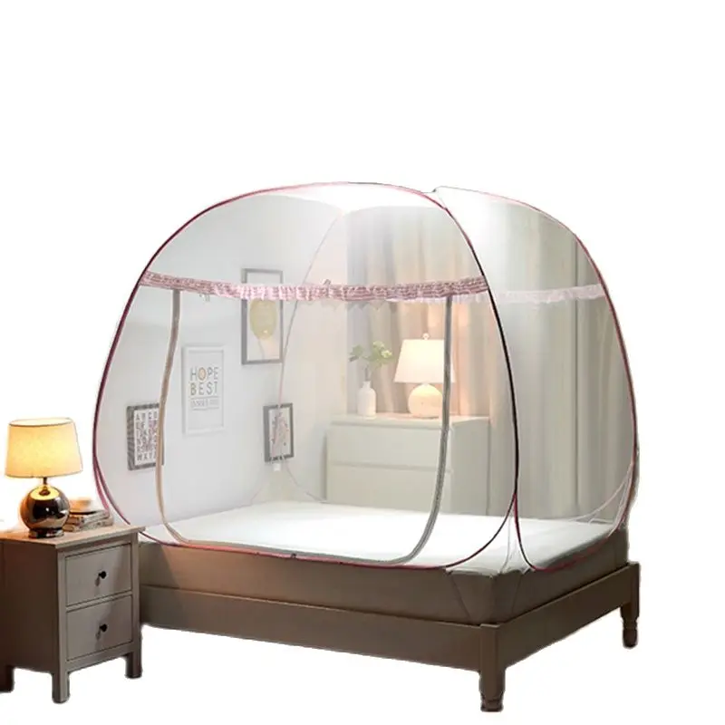 Складная москитная сетка Юрта мелкая навес для палатки двухъярусной кровати