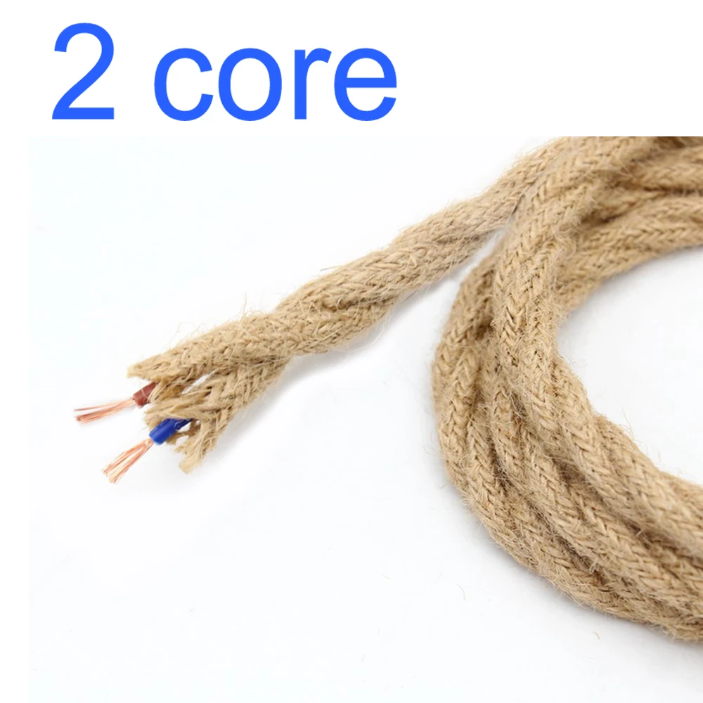 2 четыре ядра 3 со скрученными жилами из пеньковой веревки коннекторов для