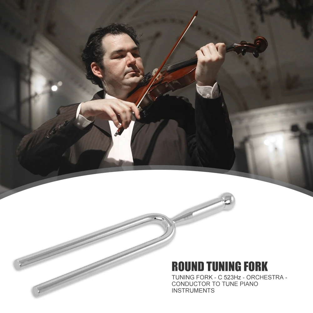 

Standard A Tone Tuner Musical Instrument Parts Music Lovers Playing 440Hz Violin Tuning Fork Metal Accessories