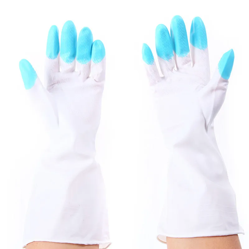 

Waterproof Reusable Latex Dishwashing Gloves Household Kitchen Car-washing Laundry Cleaning Medium Gloves
