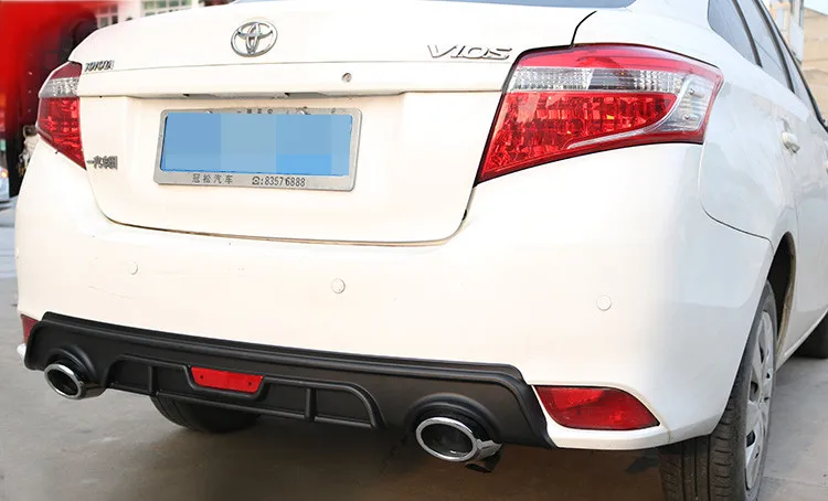Для Toyota Vios задний бампер диффузор протектор для Yaris 2014/2015/2016 Комплект кузова