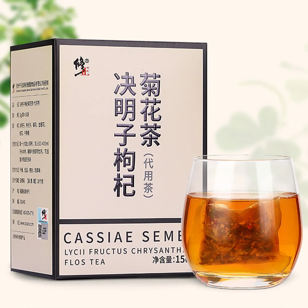 Китайские травяные чайные пакетики для детоксикации печени 30 шт. в комплекте