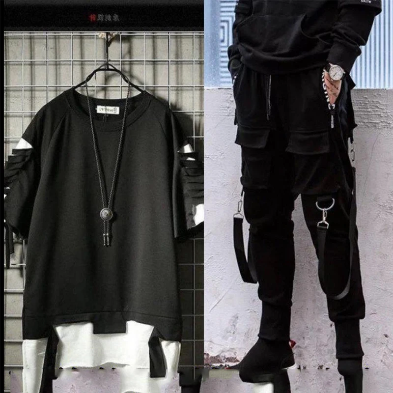 Мужской спортивный костюм из двух предметов свитшот с длинным рукавом и