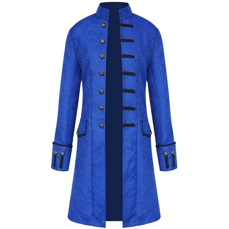 Xxxxl xxxl размера плюс косплей мужской стимпанк винтажная куртка костюм на Хэллоуин