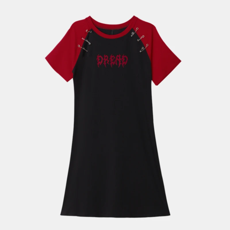 

COCOEPPS 2020 Summer Large Size Print Dress Women Casual Loose Patchwork T-Shirt Dress 5XL 6XL Plus Size Letter Printing Dresses