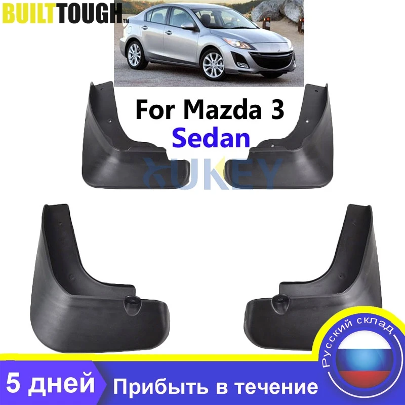 

4Pcs Molded Car Mud Flaps For Mazda 3 BL Axela Sedan 2009-2013 Splash Guards Mud Flap Mudguards Protector Cover 2010 2011 2012
