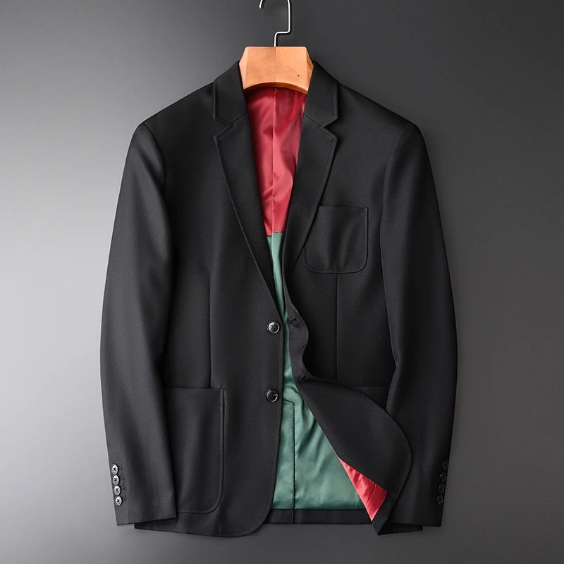 

Blazer Male Hight Quality Black Business And Casual Blazer And Jackets Men Plus Size 3XL 4XL Blazer Masculino Slim Fit