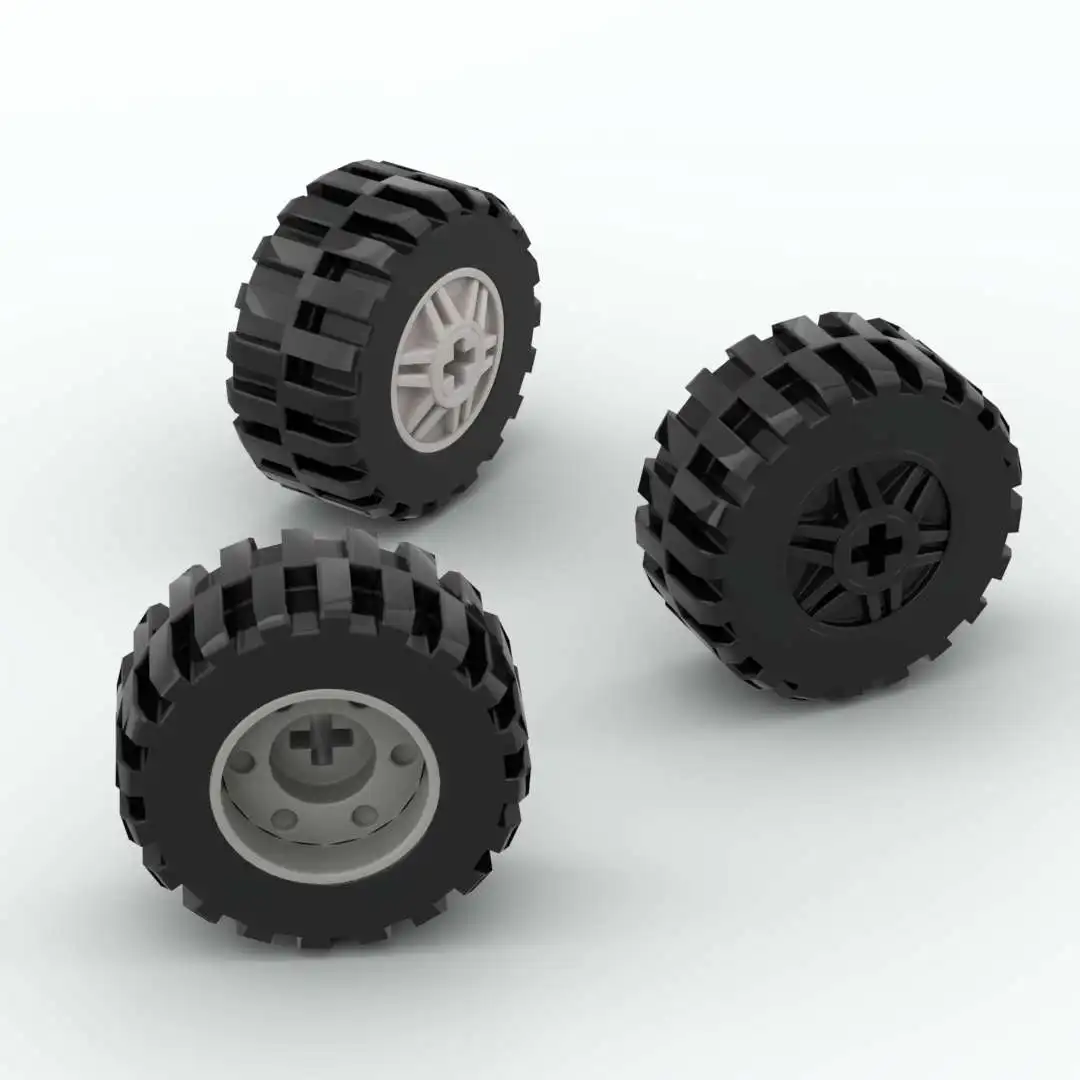 

Building Blocks Assembles Particles Wheels 55982 18x14mm moc bricks Car 92402 30.4x14mm 2in1 10set Creative Children Toys