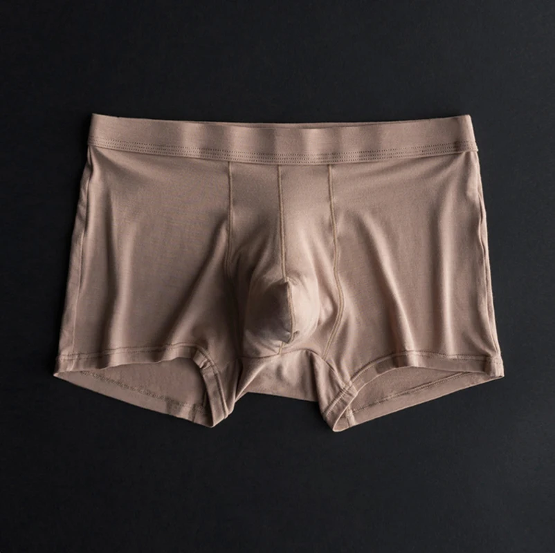 Быстросохнущие мужские трусы-боксеры из модала бесшовные 3d носки-футляры