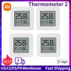 Цифровой термометр Xiaomi Mijia BT 2, беспроводной умный электрический гигрометр, датчик влажности, работает с приложением Mijia, 1-4 шт.