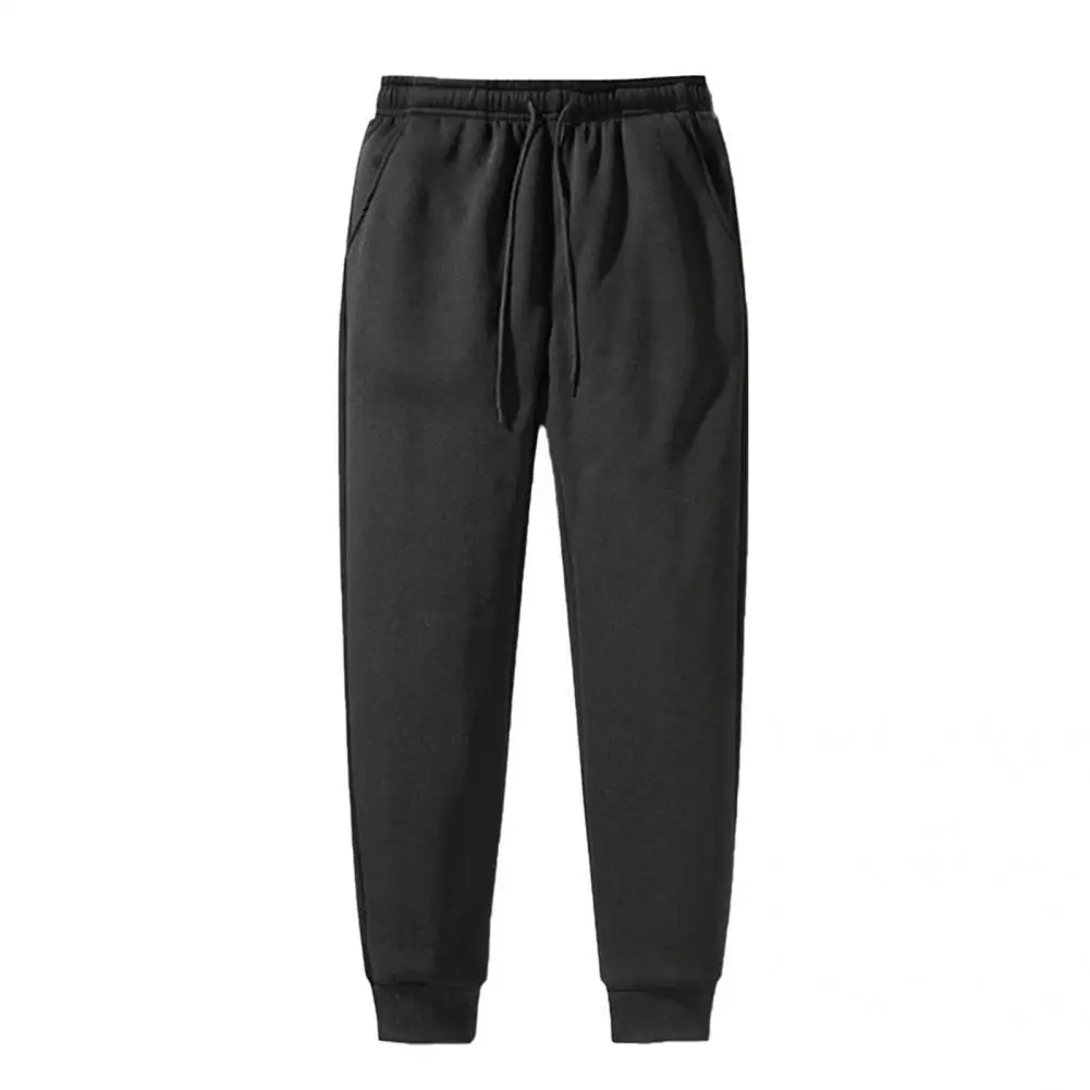

Thick Pants Ankle Tied Thermals Sweatpants Men Pants Sporty Men Pants