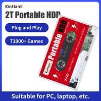 2t portable hdd 71000game plug and play for psps3wiiwiiussps1n64dc for laptopmac ospcwindows with