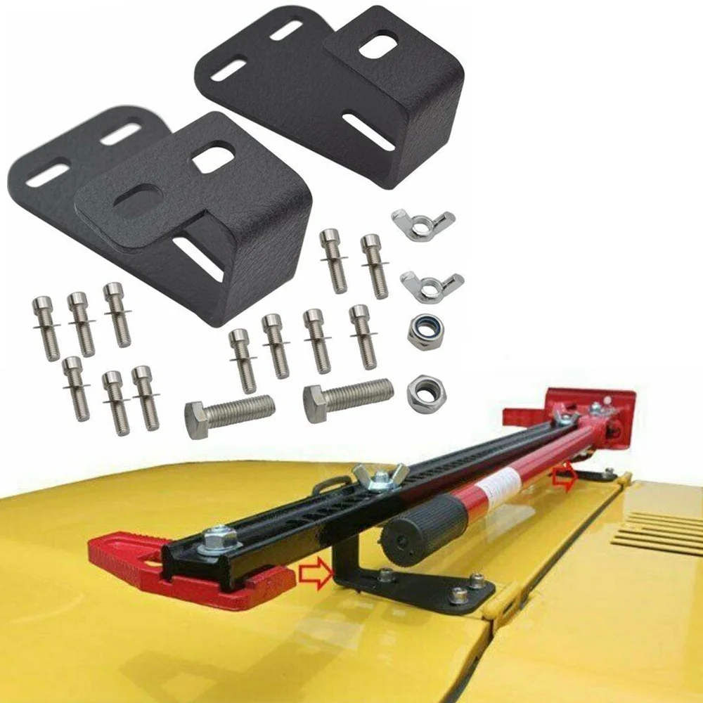 2 шт. кронштейн для крепления на внедорожник Jeep Wrangler CJ YJ TJ 1944-2006 | Автомобили и