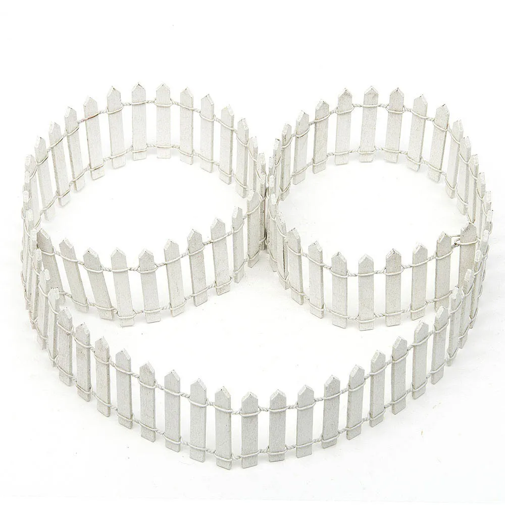 1 шт. 100 см * 3 миниатюрный маленький деревянный забор Сделай Сам кукольный домик