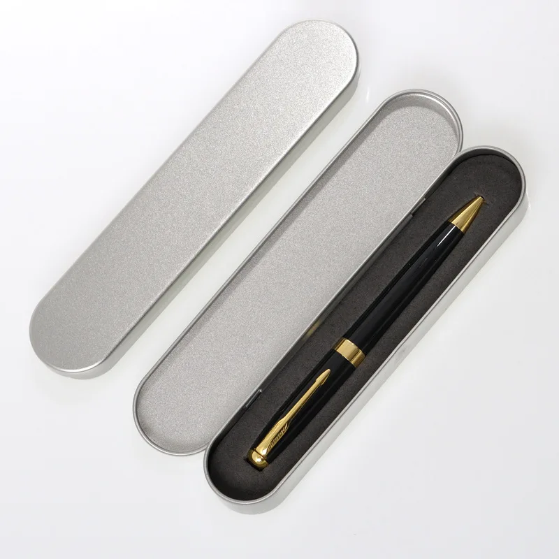 Fountain pen box Metal pencil case school Stationery for kids student cute Tin Multifunction Storage gifts | Канцтовары для офиса
