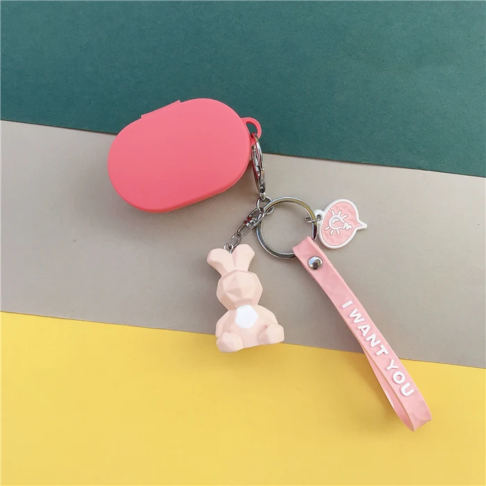 Силиконовый чехол для Xiaomi MI Redmi AirDots милый беспроводных Bluetooth наушников с пандой и