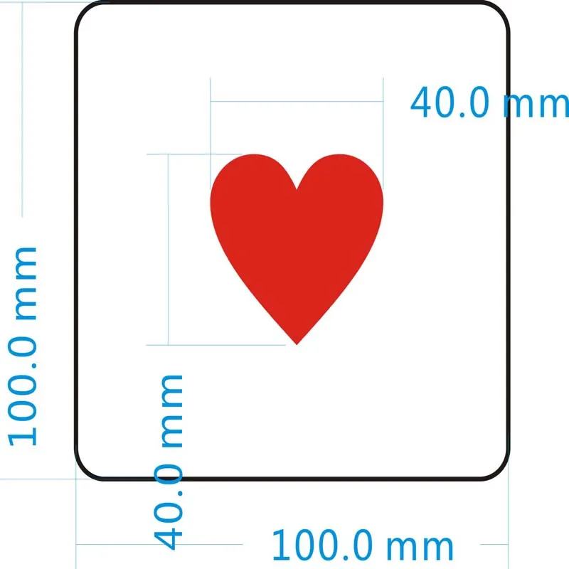 Стальное правило деревянный простой в форме сердца резки | Дом и сад