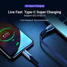 Кабель USB Type-c для iPhone 11 Pro, XS Max, XR, Xiaomi Mi 8, 9, 10, 9T, A1, A2, A3 Lite, 3,0 А, с функцией быстрой зарядки и синхронизации данных, 1 м