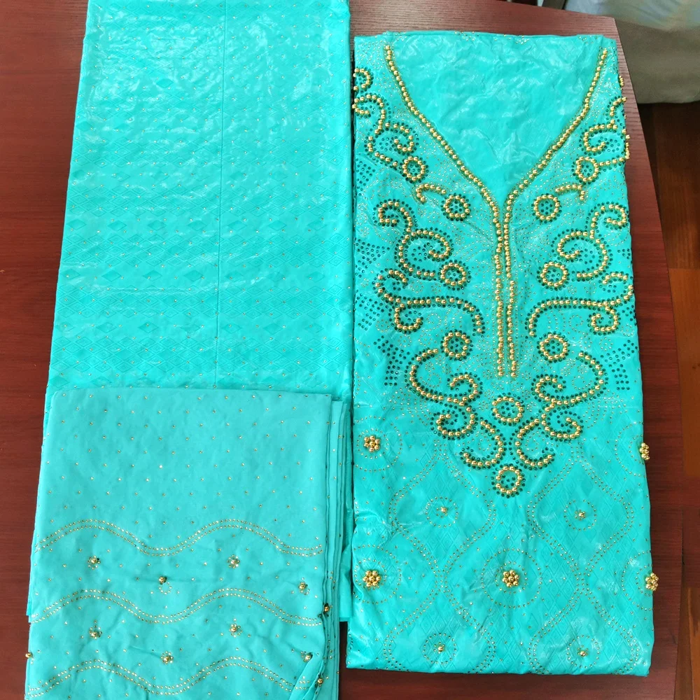 Парча в Гвинейском стиле африканских Базен ткани высокого качества 2019 getzner