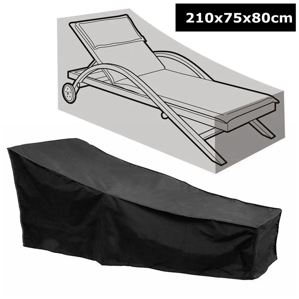 210x75x80cm Мебель пылезащитный чехол 210D Оксфорд Водонепроницаемый Дождь Снег Открытый сад патио защитный чехол для дивана ротанга Органайзер в форме куба стул - Цвет: 210x75x80cm