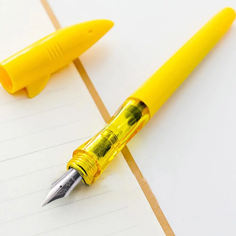 High Quality 993 Fountain Pen Color Small Shark Shape Ink School Student Office EF 0.38mm Nib Kawaii Stationery |