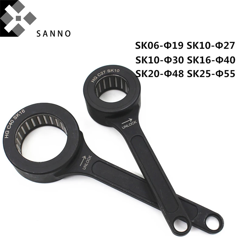 Гаечный ключ SK / GER/GSK для цанговых зажимных ключей SK06 SK10 SK16 SK20 SK25 SK|Сверла| |
