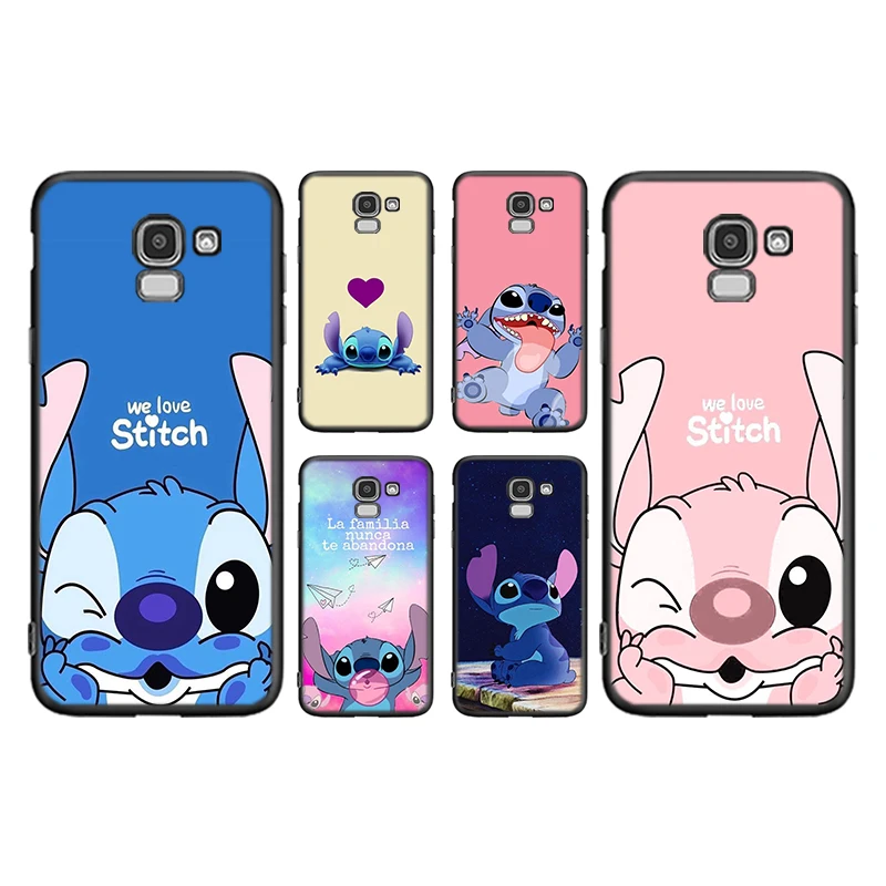 

Disney Cute Lilo Stitch For Samsung J8 J7 J6 J5 J4 J3 J530 j730 Duo Core EU Prime Star 2018 2017 2016 Phone Case