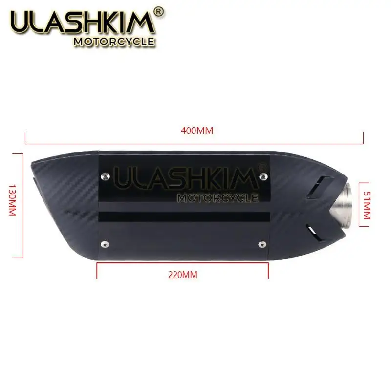 M3 мотоцикл полная система глушитель среднего подключения трубы слипоны для HONDA